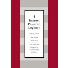 Internet Password Logbook (Red Leatherette): Keep Track of Usernames Passwords Web Addresses in On... Hardcover, Rock Point, English, 9781631065668