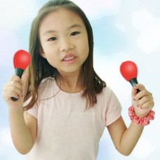 마라카스 미니마라카스 유아 음악 치료 악기 아기 놀이, 1개, 마라카스(그린 2개세트)