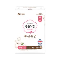 GOODFEEL 超薄翼型衛生棉, 36片, 1包, M(26cm)