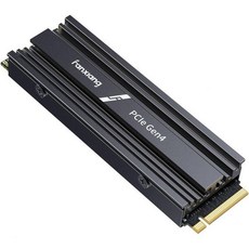 팬샹 1테라바이트 NVMe 내부 게이밍 SSD PS5용 방열판 포함 최대 7000MB/s M.2 PCIe Gen 4 저장장치 확장 호환 가능 PS5 솔리드스테이트드라이브 게이머, 1TB, S880E w/ Heatsink