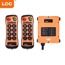 엘리베이터 LCC Q800 엔진 호이스트 무선 범용 원격 제어 크레인 컨트롤러 AC/DC 12v 전자 스위치, [02] 2T  1R, [02] AC-DC 110-460V, [02] Variable Speed-Q808