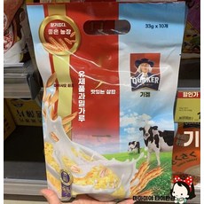 퀘이커 오츠 홋카이도 엑스트라 리치 밀크 딸기 - 10개입봉지 오트밀 오트밀 코코아 오레, 1개, B. 퀘이커 맥향 오리지널 리 시리얼 1봉