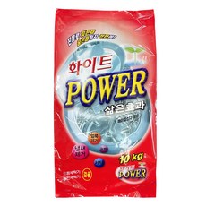 화이트파워 세탁세제 분말세제, 10kg, 1개