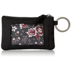 Vera Bradley 여성용 퍼포먼스 트윌 지퍼 ID 케이스 지갑 클래식 네이비. 그외 각종 386489