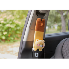 카카오프렌즈 춘식이 안전벨트 커버, 1개, 브라운