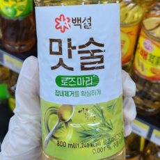 백설 로즈마리 맛술, 3개, 800ml