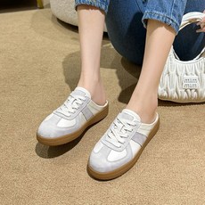 여성 뮬 스니커즈 독일군 스타일 트렌디 운동화 단화 zli+39869zD