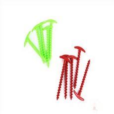 퐁치셀 텐트 나사팩 5개세트 타프펙, 레드, 5개