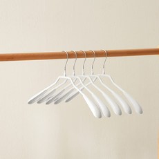 씨인크 남성 논슬립 코팅 어깨뿔방지 옷걸이, 화이트, 10개