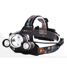 3헤드 랜턴 LED 충전 각도 조절 광폭 등산 안전모