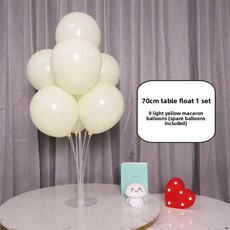 생일 파티 풍선 기둥 스탠드 테이블 장식 웨딩 개회식 장면 연출 라텍스, 1개, 3. 마카롱 풍선 테이블 장식 8개