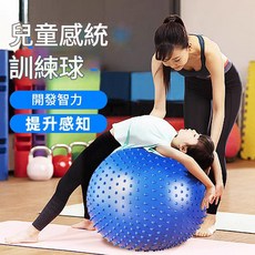 加厚防爆按摩瑜珈球 鍛鍊平衡 感統訓練, 粉色按摩大龍球不要配件, 1套