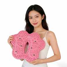 무소음 가정용 발바닥 에어 지압스텝퍼, 핑크