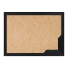 퍼즐 맞춤액자 고급형 슬림 우드 블랙 [가로세로 더한 값의 범위 51~70.9cm], 슬림 블랙, 1개