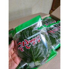 [하루채소] 봉지깻잎 40봉, 2kg