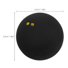스쿼시 장식 공 야구 연습 바운스 탄성, 2. Black 1, 01 Black 1, 1개