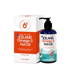 식스스텝 반려동물 아이슬란드 피쉬오일 영양제, 오메가3, 200ml, 1개