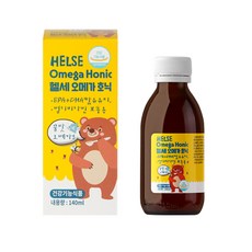 헬세 오메가 호닉 시럽 마시는 어린이 액상 오메가3, 140ml, 1개