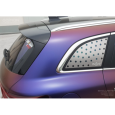 르노 QM6 메탈 C필러 스포츠플레이트 실외몰딩 튜닝, INITIALE, 스트라이프