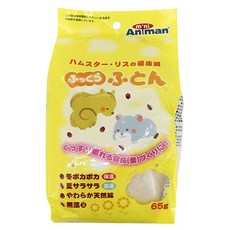 miniAniman 寵物鼠用天然棉花床 130g/65g, 1個, 65g-小包