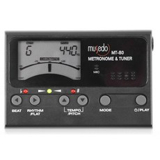 Musedo MT-80 吉他調音器 電貝司/管樂/國樂/貝司調音器 節拍器三合一校音, 1個