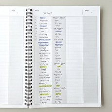 셋어레코드 스프링 영어 보카 단어장 노트 2권, 1개, 스프링보카노트 2권