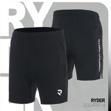 라이더 반바지 배드민턴 바지 남성 여성 4부 팬츠 블랙 2024RP-4
