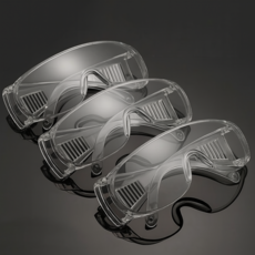 레드에셋 워터밤 흠뻑쇼 투명 고글 보안경, 3개