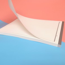 그리드 모눈 방안 내지 두툼한 떡메모지 노트 A4, 100매, 그레이, 1개