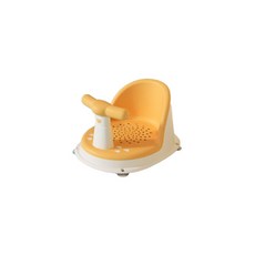 嬰兒洗澡椅 環抱式加高透氣防滑寶寶浴椅，安全穩固，透氣舒適, 黃色款, 1個