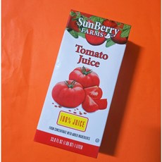 SUNBERRY 토마토 주스, 8개, 1L