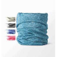 Litume 意都美 F338 一體成形魔術頭巾 超透氣 銀離子 抗臭 吸濕排汗 超快乾, 孔雀藍, 1個