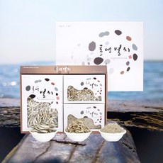 기프트세트 4호 중멸치 자멸치 세멸치 세트 선물 답례, 중멸치600g자멸치300g세멸치350g