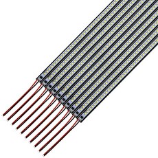 LED 바 조명 220V 스트립 2835 SMD 흰색/따뜻한 흰색 Led 캐비닛 10개/갑 (발광 색상-Warm White 색상-20CM), Warm White, 20CM
