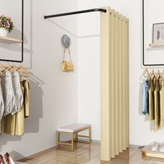 간이피팅룸 파티션 의류매장 규격 ㄱ자형, 패키지 2