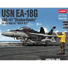 아카데미과학 12560 1/72 미해군 EA-18G VAQ-141 쉐도우 호크, 1개