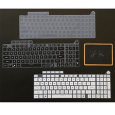 와이케이몰 ASUS ROG G18 G815LP-S9070 키스킨 호환용 고급 TPU 방수 키보드 커버, 1개, 투명