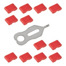 FORT LEE USB TYPE-C C타입 포트락 잠금장치 키1 잠금알12(레드) typecl112rd