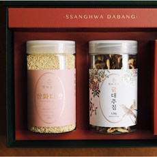 쌍화다방 차선물세트 + 쇼핑백 쌍화차 생강차 십전대보차 전통차, 1개, D세트(생강+금대추칩)