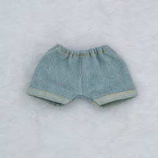 블랙진 솜깅 바지 하의 무속성 솜인형 아이돌 인형 옷 의상 성인 취미, 1개, 10_블루 화이트 접힌 청바지 17cm 천끈 착용, 17cm