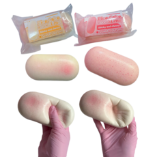 [츄츄바니] 케이크 빵 스퀴시 말랑이, 1개, 100g, 핑크색