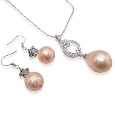 【小樂珠寶】高雅千金 3A 南洋深海貝珍珠套組 (可自費改夾式), 1個