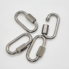 강철 스텐 퀵링크 잠금고리 4mm 6mm 7mm 8mm 10mm 12mm, 1개
