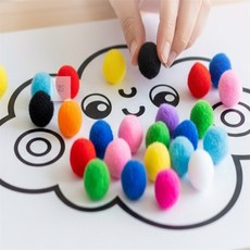 토탈셀링 뿅뿅이 50mm 뿅뿅이50mm, 흰색