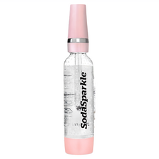 SodaSparkle 隨行氣泡水機(輕巧便攜、可打果汁、咖啡、茶和酒飲等)贈5入鋼瓶 1L 氣泡瓶, 珍珠藍, PBL/SS-MS-1L