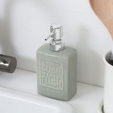 스퀘어 세라믹 디스펜서 리필용기 350ml, 단품없음