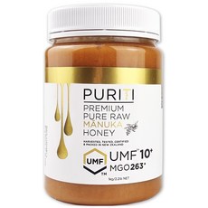 PURITI 마누카 허니 (꿀100%함유) 코스트코 벌꿀 UMF10+등급, 1개, 1kg