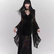 LADY GHOST 哥特風法式複古連衣裙