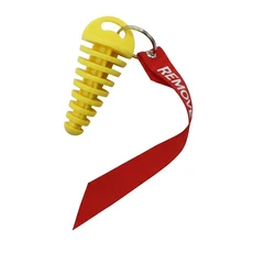 배기 파이프 플러그 오토바이 액세서리 모토크로스 고무 에어 블리더 워시 보호대 키체인 포함, 07 노란색