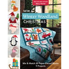 (영문도서) Sew a Winter Woodland Christmas: Mix & Match 20 Paper-Pieced Blocks 9 Projects Paperback, C&T Publishing, English, 9781644034842